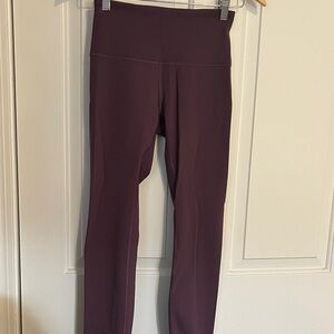Purple High-Waisted Leggings